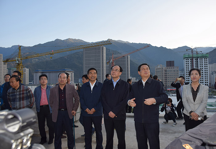 全國(guó)、省市政協(xié)委員體驗(yàn)蘭渝鐵路、視察階州廣場(chǎng)